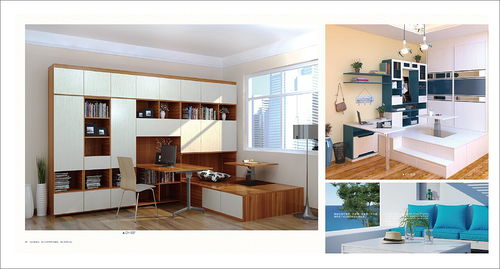 郑州全屋定制板式家具图册与设计服务 衣柜、橱柜、书桌一体化解决方案